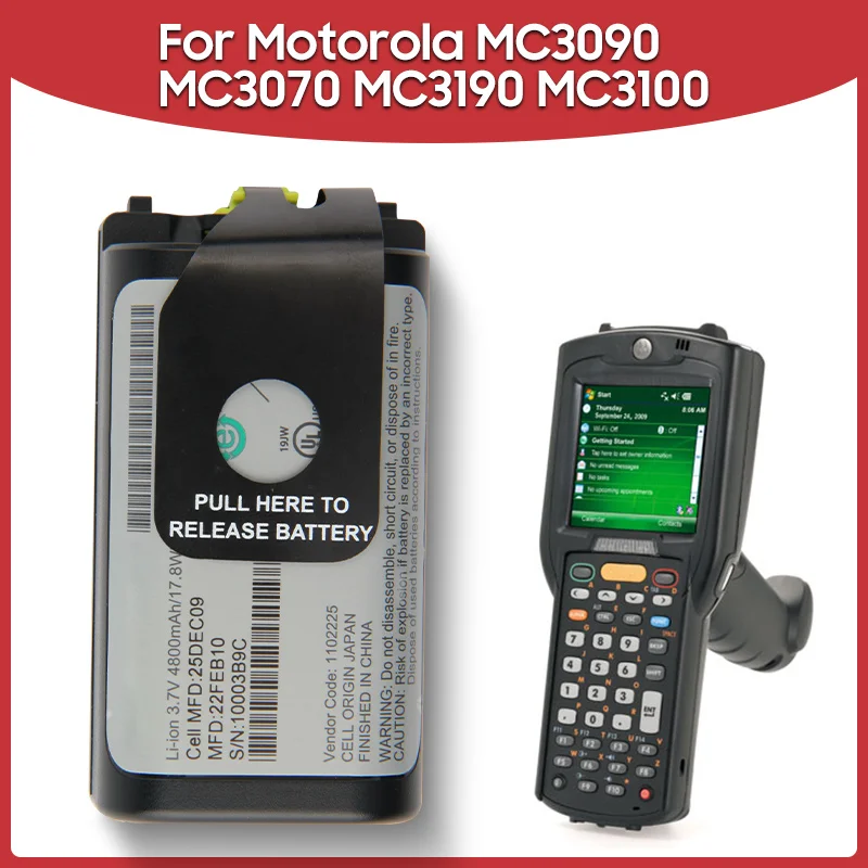 

Original Replacment Battery 82-127909-01 For Motorola MC3090 MC3070 MC3190 MC3100 Mobile Handheld Computer 4800mAh