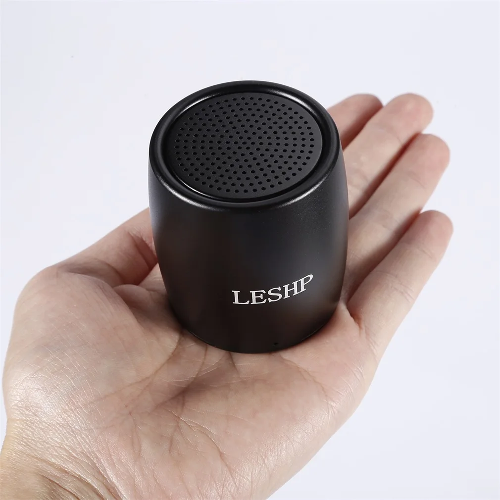 LESHP BM15 черный 20 Гц-20 кГц Прочный портативный Bluetooth динамические беспроводные колонки Bluetooth V3.0 встроенный аккумулятор 3,7 в/550 мАч