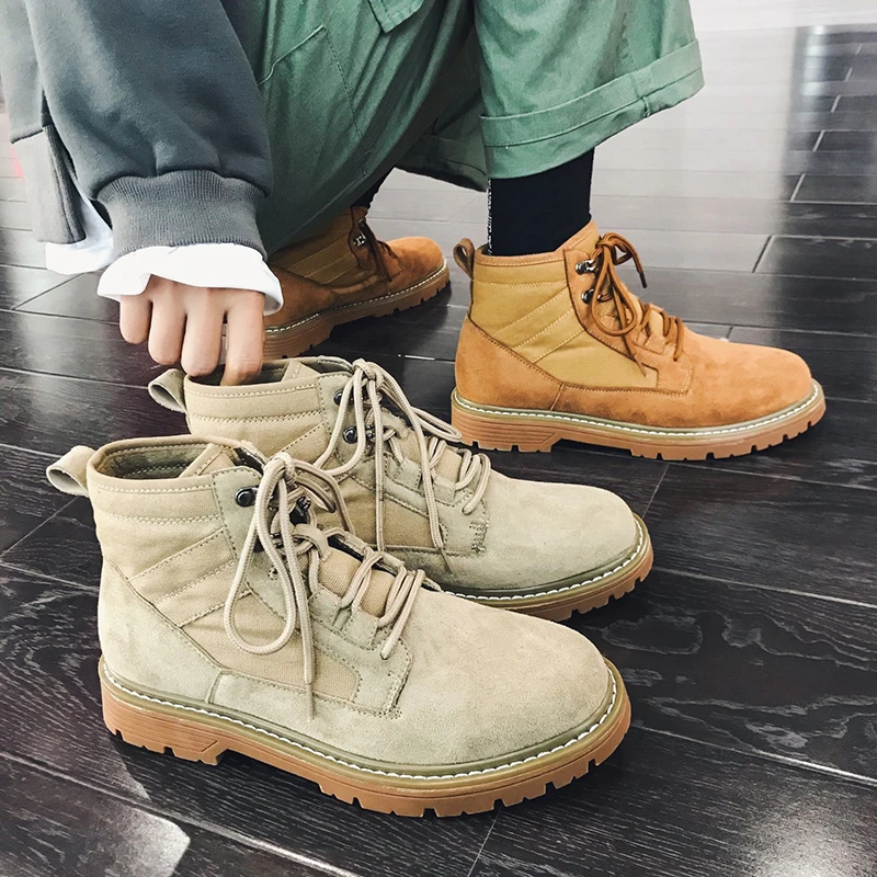Men Ankle boots Men's plush warm Fashion Snow Boots Shoes Winter Sneakers lace up Men Shoes Winter Boots Black Blue Footwear a4