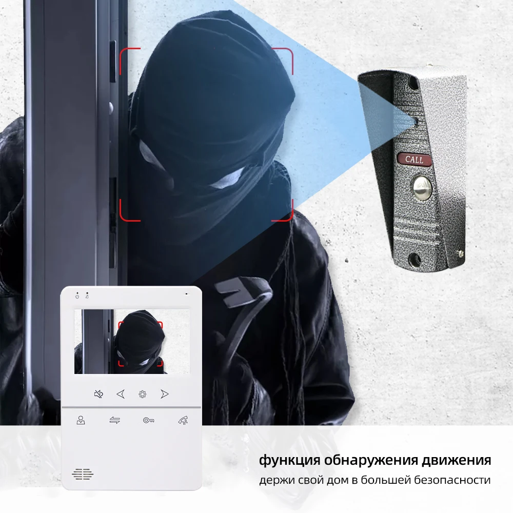 Рисунок 5 - До 4,3 дюймового видеодомофона