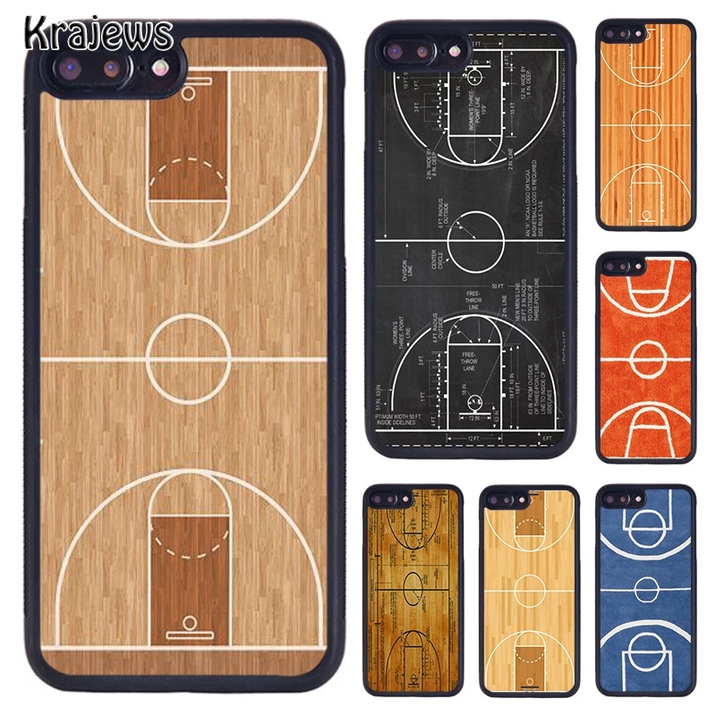 Krajedies 885 чехол для телефона баскетбольная площадка iPhone 5 6 S 7 8 Plus 11 Pro X XR XS Max samsung Galaxy