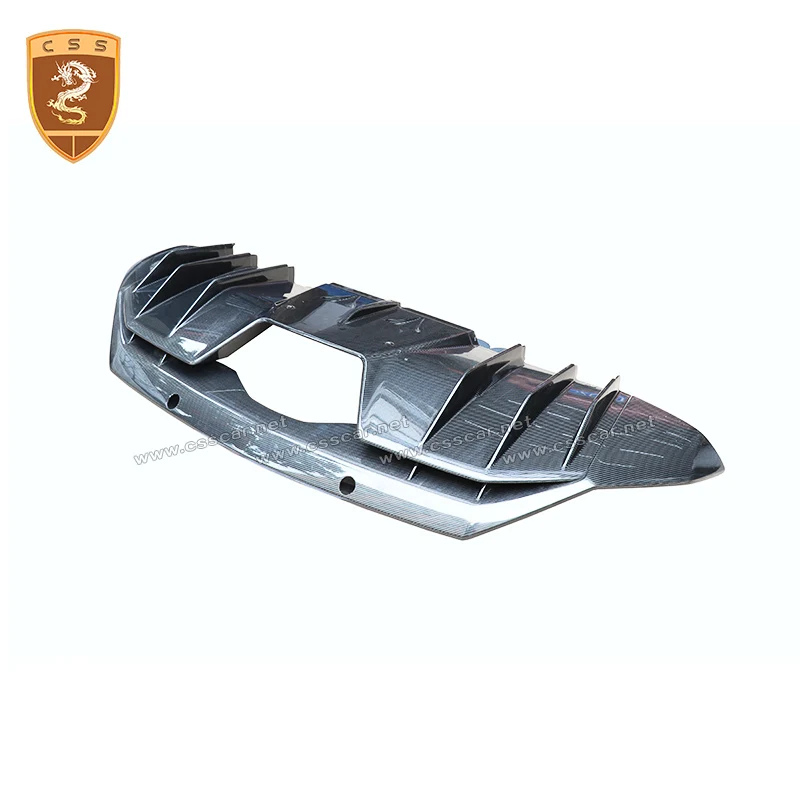 

Новый модный автомобильный диффузор для Lamboghini LP700 Change LP740 в стиле OEM из углеродного волокна, автомобильный комплект для тюнинга заднего бампера и губ
