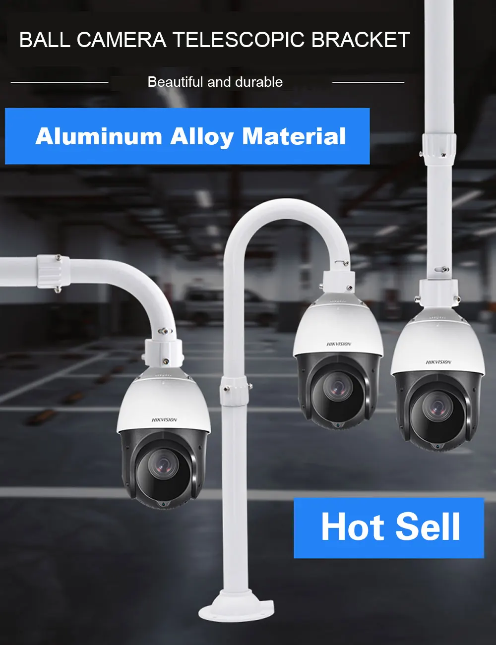 HikvisionPTZSpeedCameraWallMountBracketSurveillanceCamera