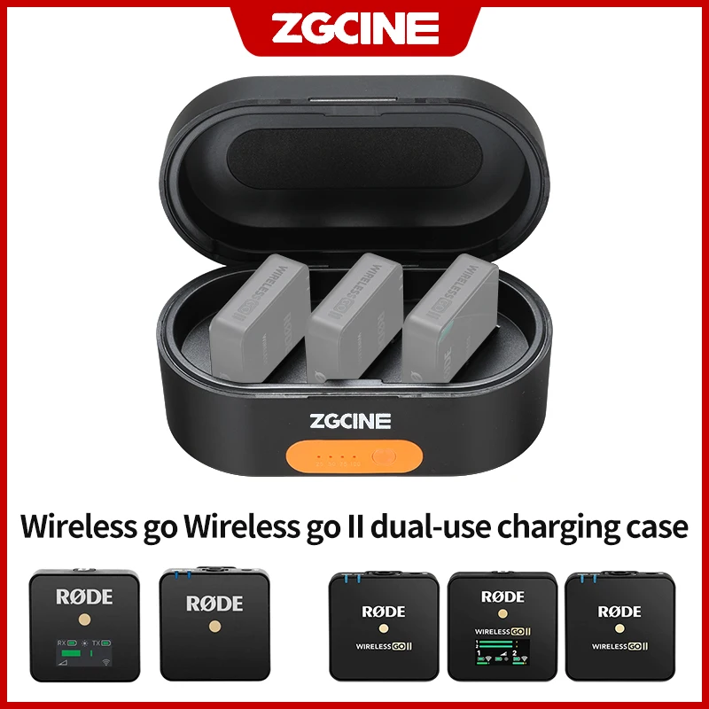 Charging Case Box For Rode Wireless Go I Ii Microphone With Built-in Battery Fast Charging Power Bank - Microphone - AliExpress