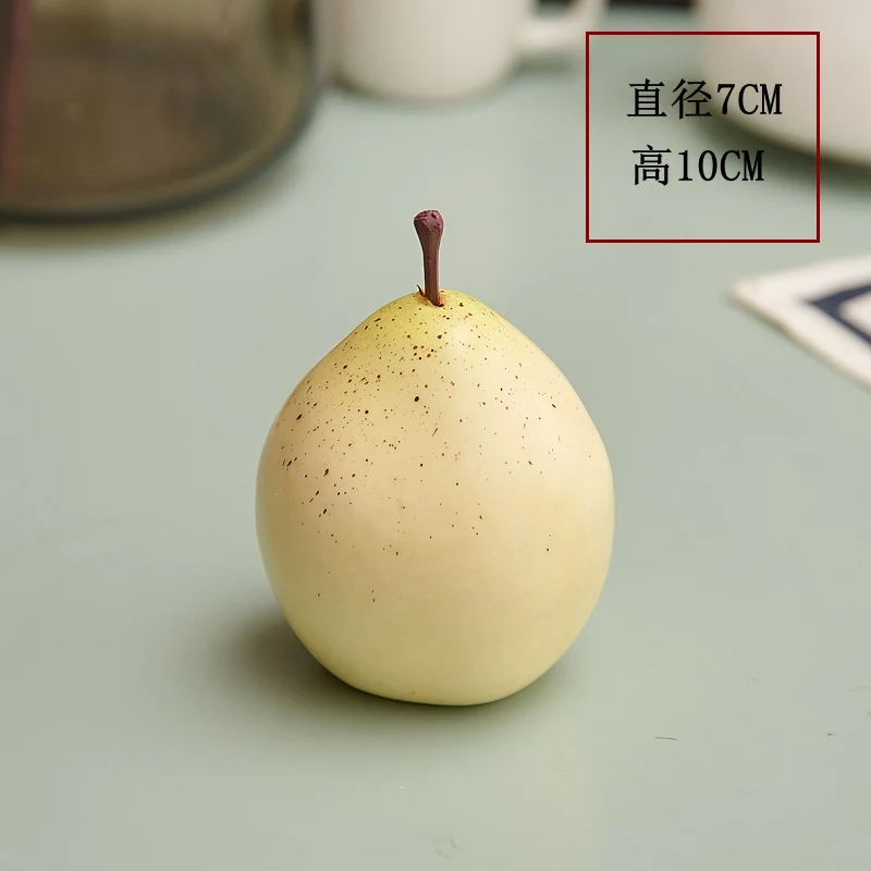 1pcs Моделирование фруктов и овощей модель реквизит сиднейская груша игрушка фрукты и овощи еда украшения домашний шкаф модель украшения - Цвет: 1pcs