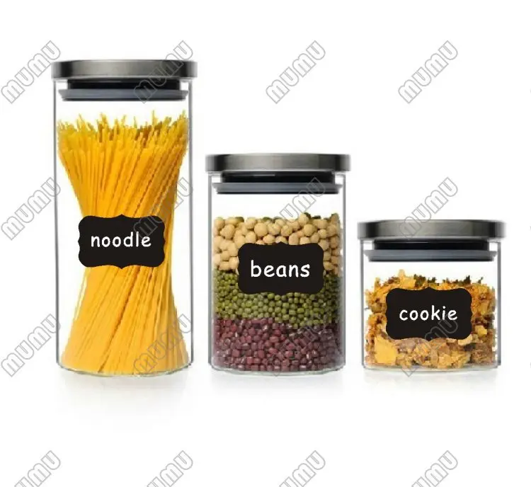 Blackboard Stickers Carved Small Label a Set of = 36 PCs Foreign Trade Hot Selling Polygon Size 5X3.5 Cm