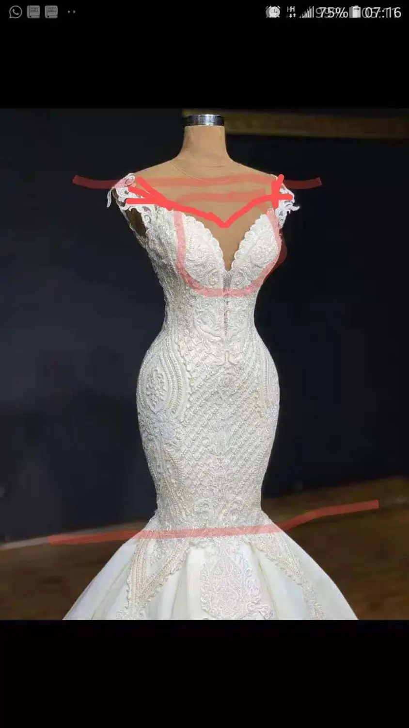 Свадебное платье русалки с бисером и шнуровкой на спине, свадебное платье с длинным шлейфом и короткими рукавами, свадебное платье, vestido de noiva