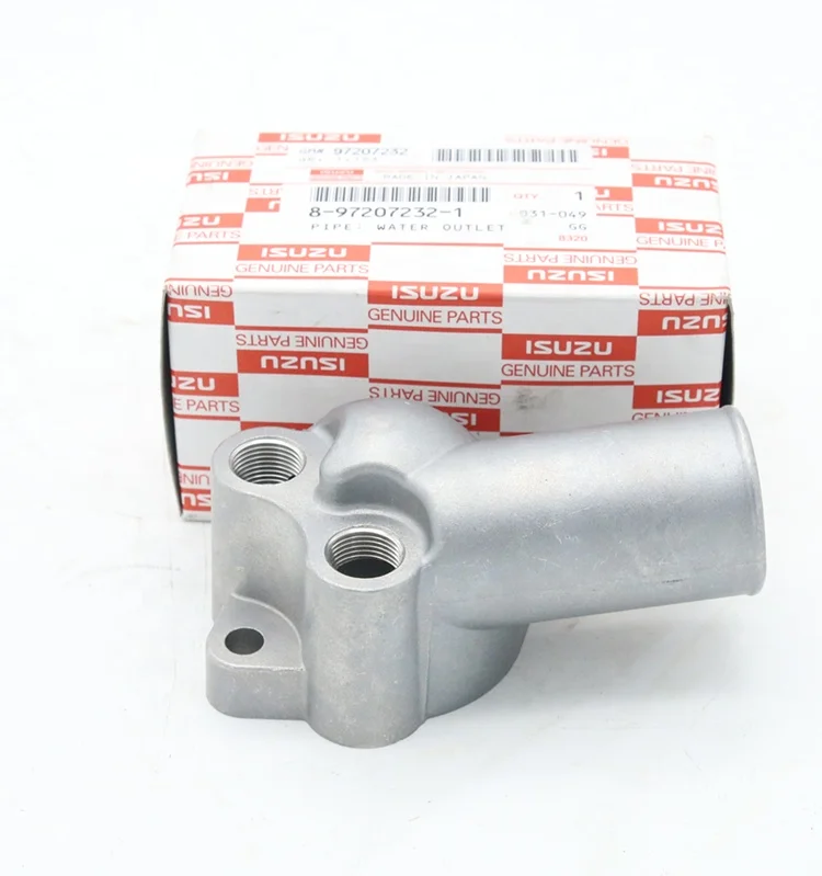 

THERMOSTAT PIPE; WATER OUTLET 8-97207232-1 8972072321 4JG1 4JG2 FOR ISUZU