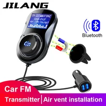 Jilang Bluetooth Hands-free FM модулятор стерео автомобильный mp3-плеер аудио адаптер fm-передатчик Поддержка TF для iPhone XS 8 7 и Android