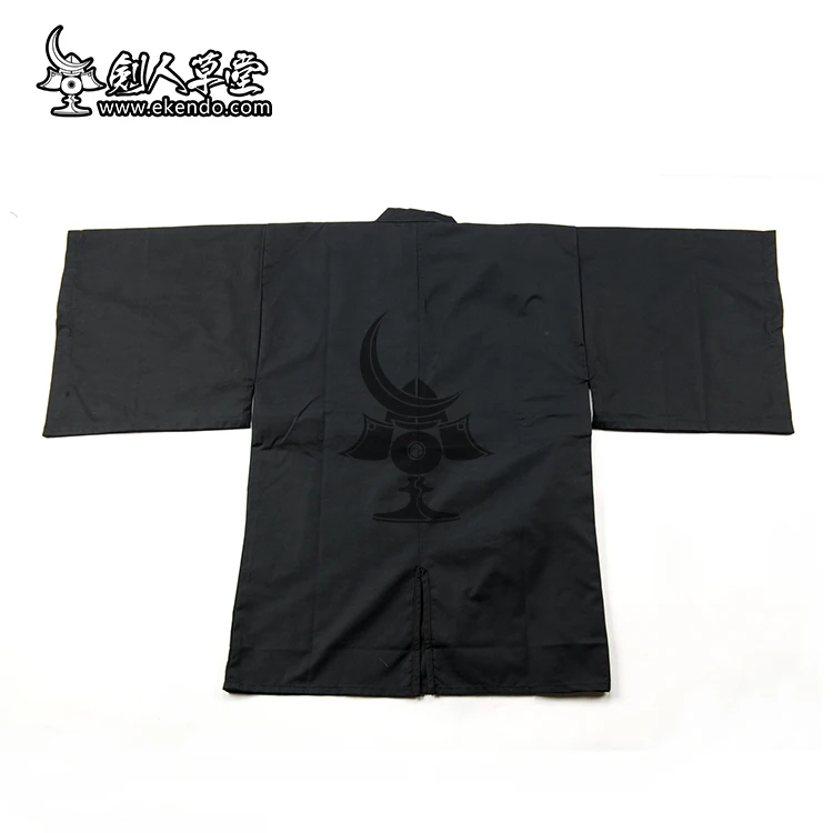  IKENDO.NET KG023 IAIDO большой рукав черный GI Standard черные широкие рукава iaido gi 70% полиэстер