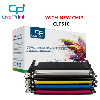 

Civoprint Compatible color toner cartridge for samsung 510 CLT510 CLT-510 4 colors KCMY Samsung SL-C513 printer toner