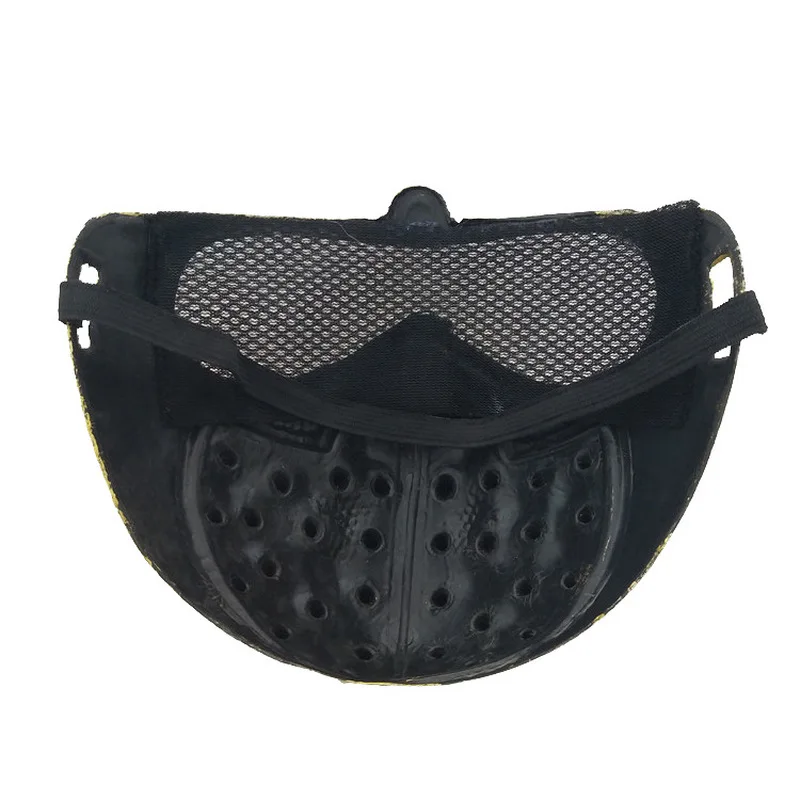 1 шт. стимпанк заклепки маска страшный ужас Половина лица маска для карнавальный на Хэллоуин вечерние косплей костюм, реквизит