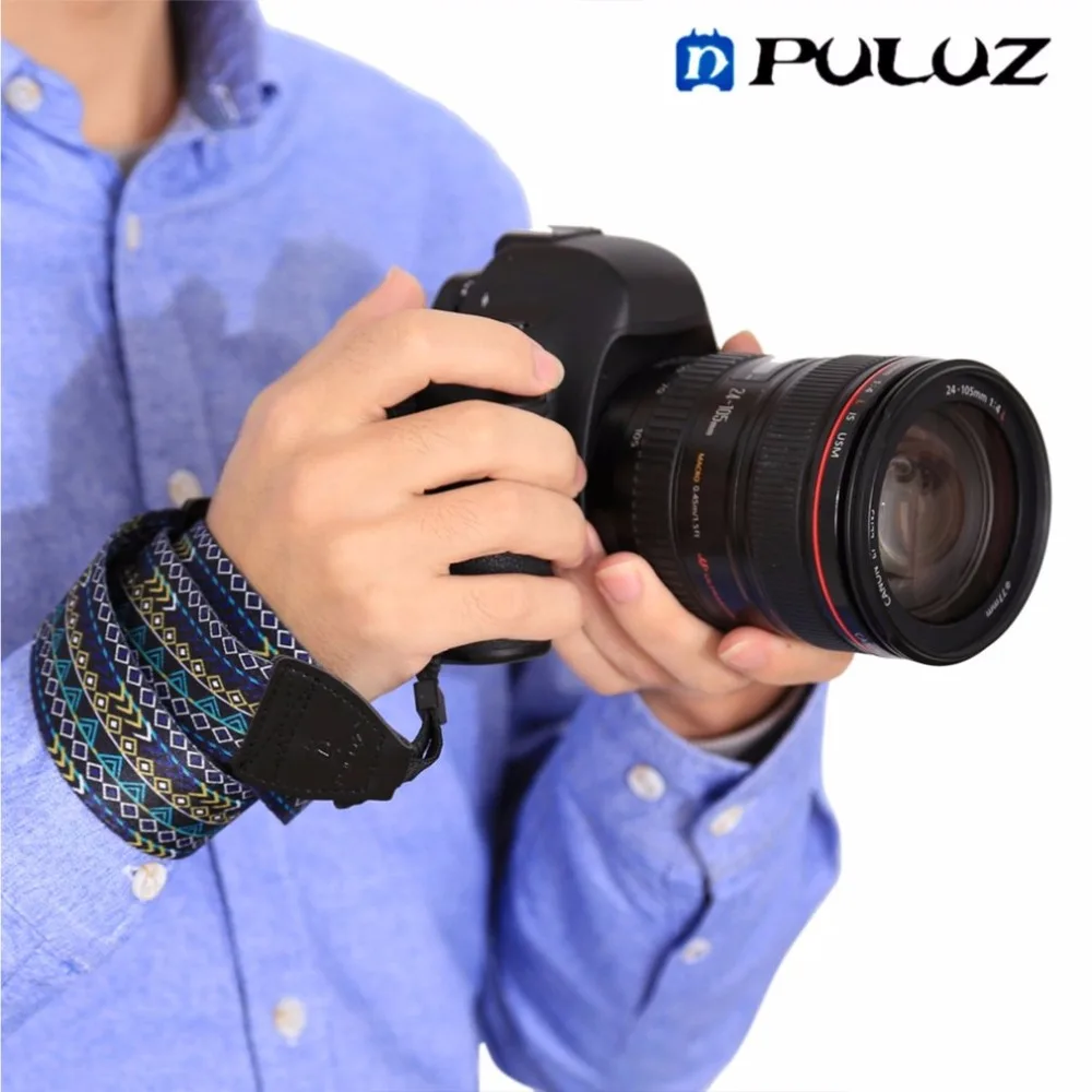 PULUZ ремешок для камеры ремешок на шею, через плечо ремень камеры Мягкая прочная ткань ремешок для Canon SLR/DSLR камеры аксессуары Прямая