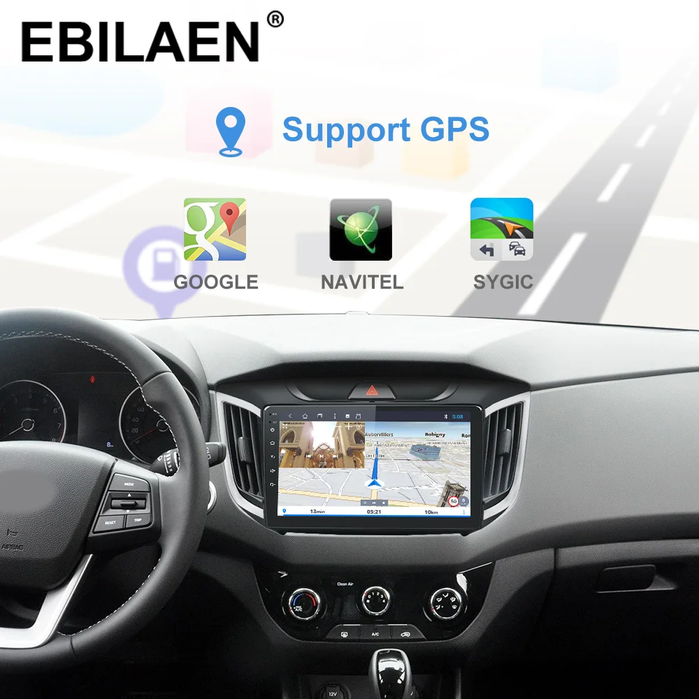 Android 9,0 автомобильный Радио мультимедийный плеер для hyundai Creta IX25- 2Din автомобильный Авторадио gps навигация Кассетный Стерео