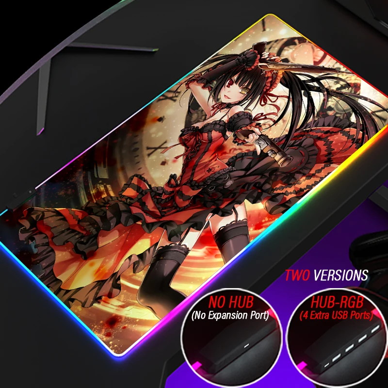 Anime date a live kurumi tokisaki Custom Gaming Mat Desk