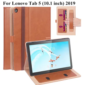 

Ultra Slim Magnetic Case For Lenovo Tab 5 2019 Case 10.1 inch Tablet Cover Funda For Lenovo Tab 5 2019 Case + Hand Strap