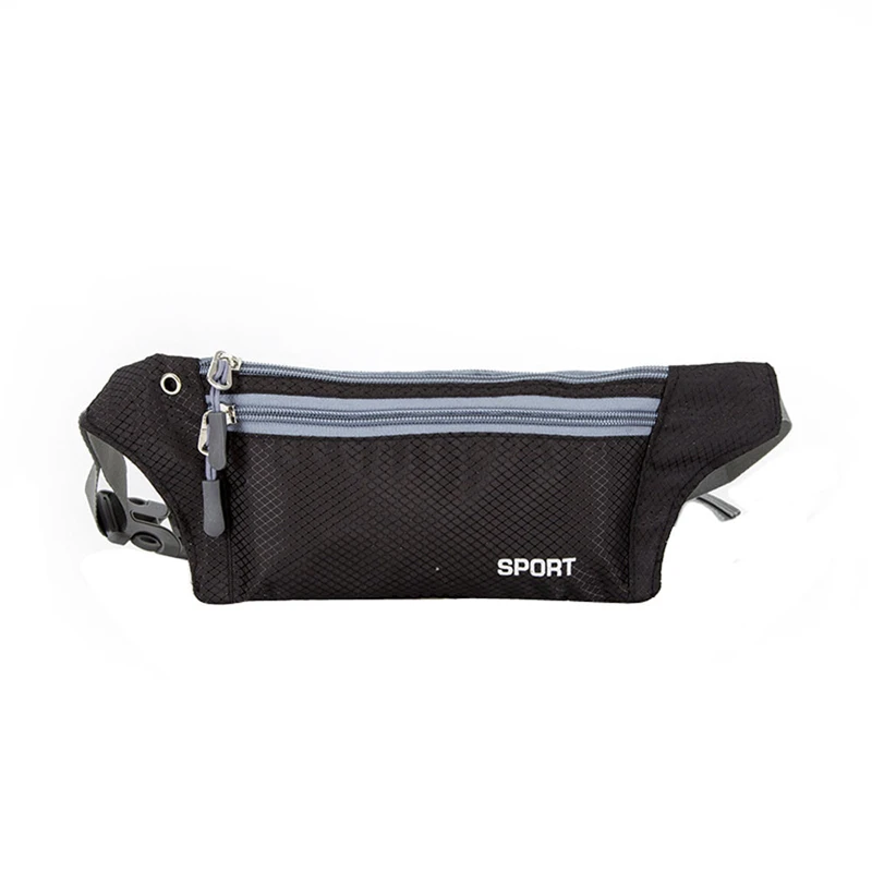 Aelicy Fashion Mini Fanny Pack For Women Men Portable USB Waist Pack Travel Multifunctional Waterproof Phone Belt Bag 1107
