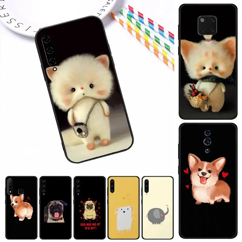 Милый силиконовый чехол для телефона Corgi Lovely Pug Lord Dog Animal Samsung J 4 5 6 7 8 Prime Plus 2018 2017 2016