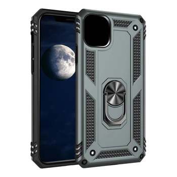 

Phone Shell Anti-Fall Armor for iPhone 11 Pro Max with Finger Ring netic Holder Phone Case and net Car Holder