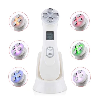 

5in1 RF&EMS Radio Mesotherapy Electroporation Face Beauty Pen Radio Frequency LED Photon Face Skin Rejuvenation Remover Wrinkle