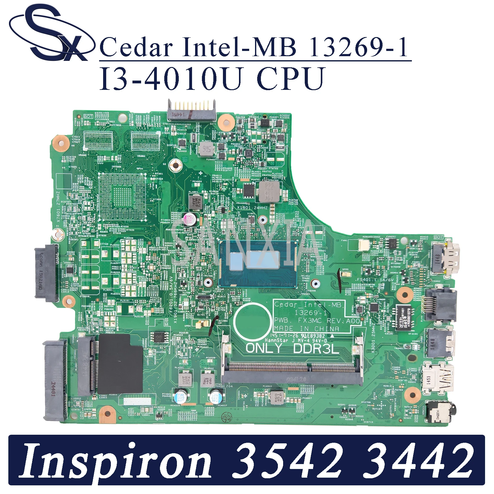 Материнская плата KEFU 13269 1 для ноутбука Dell Inspiron 15 3542 14 3442 оригинальная материнская
