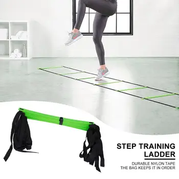 

Training Agility Ladders 12 Rung Hot Selling Durable Simple Multi-function Nylon Strap Soccer Speed Ladder Sport Equipment