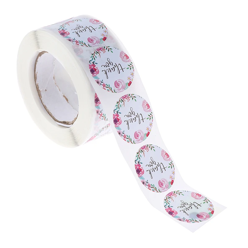 500 ярлыков/рулонная фотобумага для цветов|Наклейки на стену| |