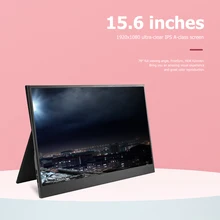 Tragbare Monitor Computer Display XCLT-1560BX FHD USB C Mini Für HDMI-kompatibel HDR Monitor für Büro Pflege Computer Liefern