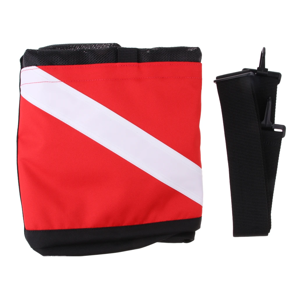 Portable Dive Flag Mesh Gear Bag & Shoulder Strap Scuba Diving Mesh Gear Bag For Scuba Diving Snorkel 
