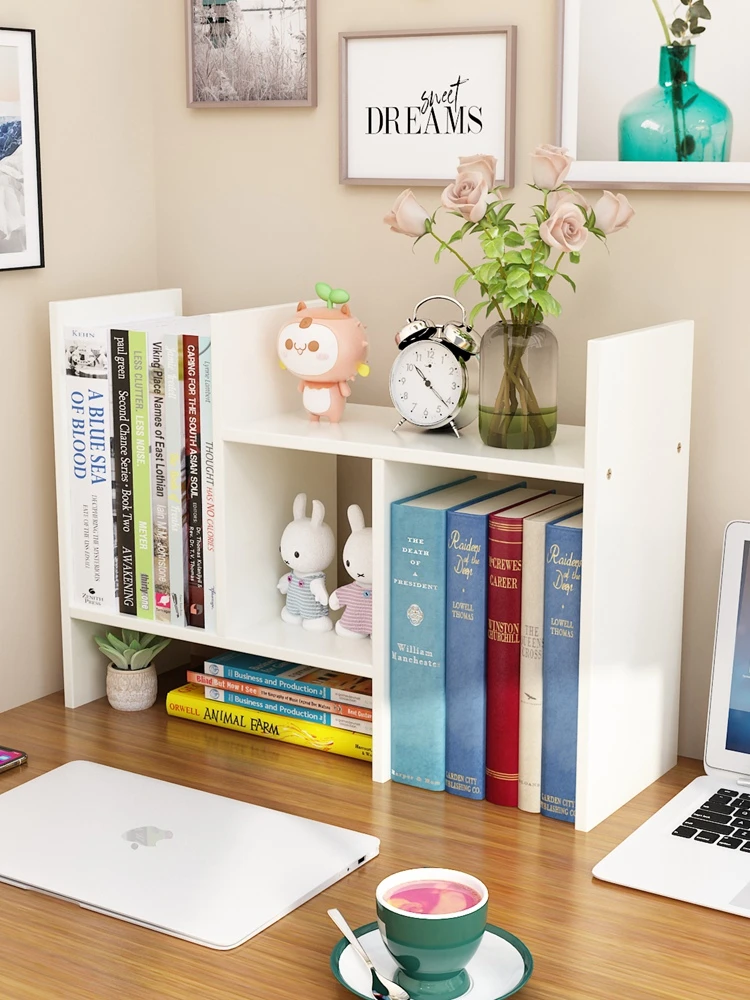 Simple Bookshelf Decoration On The Desk Student Dormitory Storage Shelf Simple Small Bookcase Children S Desktop Office Storage Storage Holders Racks Aliexpress