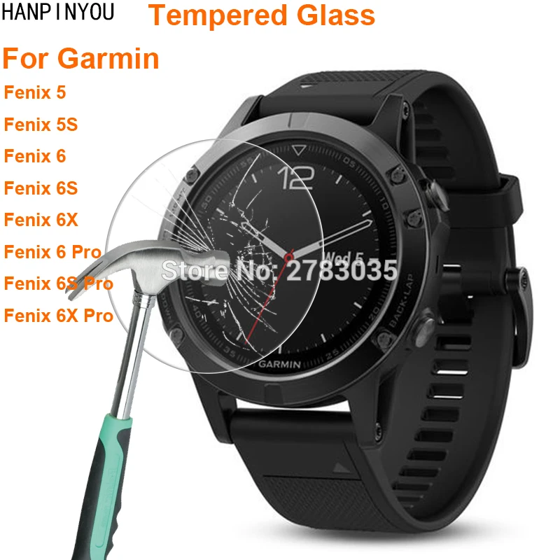 For Garmin Fenix 5 5s 6 6X 6S Pro SmartWatch New 0.26mm 2.5D Ultra Thin Clear Premium Tempered Glass Front Screen Protector Film | Мобильные