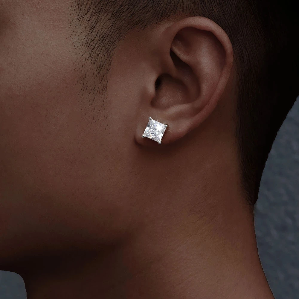 Update 79+ male square earrings esthdonghoadian