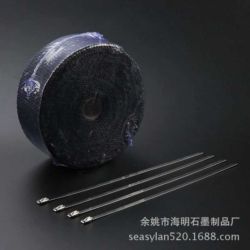 

Yuyao Manufacturers Supply Insulation Heat-Resistant Car Motorcycle Exhaust Pipe Dressing Musa Basjoo with Musa Basjoo Cloth Bla