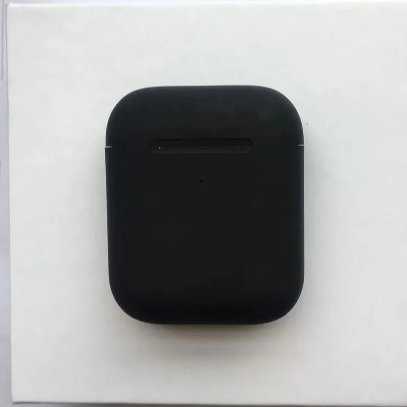 Матовые черные наушники 1:1 размера Bluetooth с 1536 чипом, умные сенсорные беспроводные наушники, беспроводная гарнитура для зарядки, стерео наушники