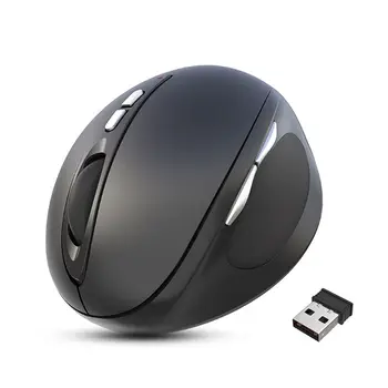 

2.4G Wireless Gaming Mouse Ergonomic LED Backlit Light 2400DPI Vertical Game Mice with USB Receiver Kit for PC Computer Laptop