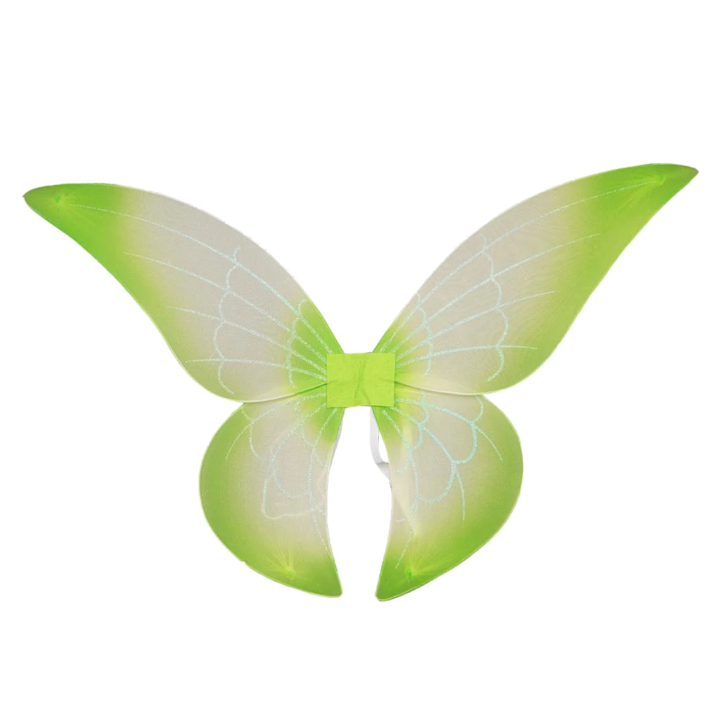 Green Fairy Wings Girls Angel Wings Halloween Costumes Child Role Play Fancy Dress Up Kids Party