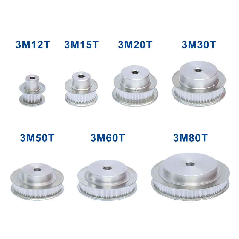 Timing Pulley 3M-15T/16T/17T/18T Aluminum Material Belt Process Hole 5 mm Slot Width 11mm For 10 3M-Timing | Обустройство дома