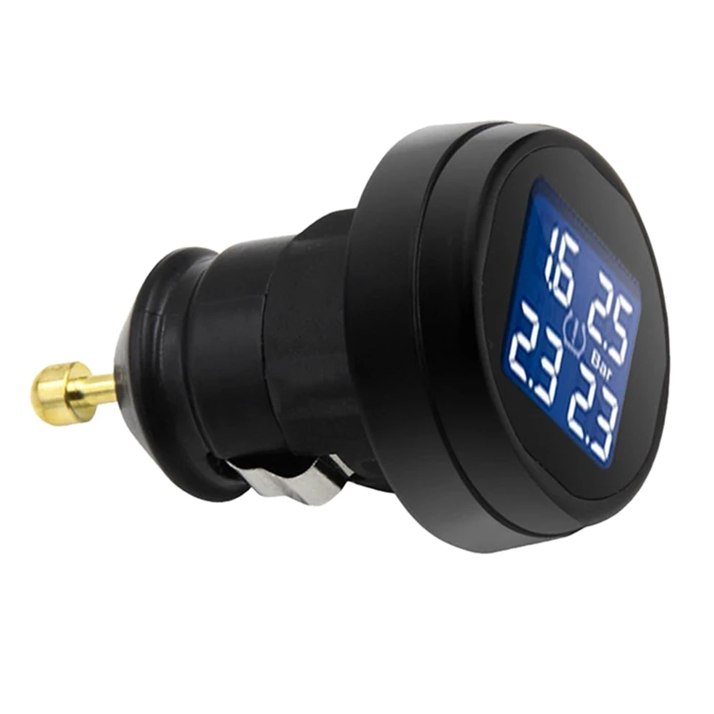 

Lcd Wireless Tpms Car Tire Pressure Monitoring System With 4 External Sensors