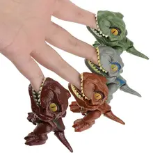 Œuf de dinosaure créatif pour enfants, jouet interactif, mordiller les doigts, cadeaux, 4 pièces
