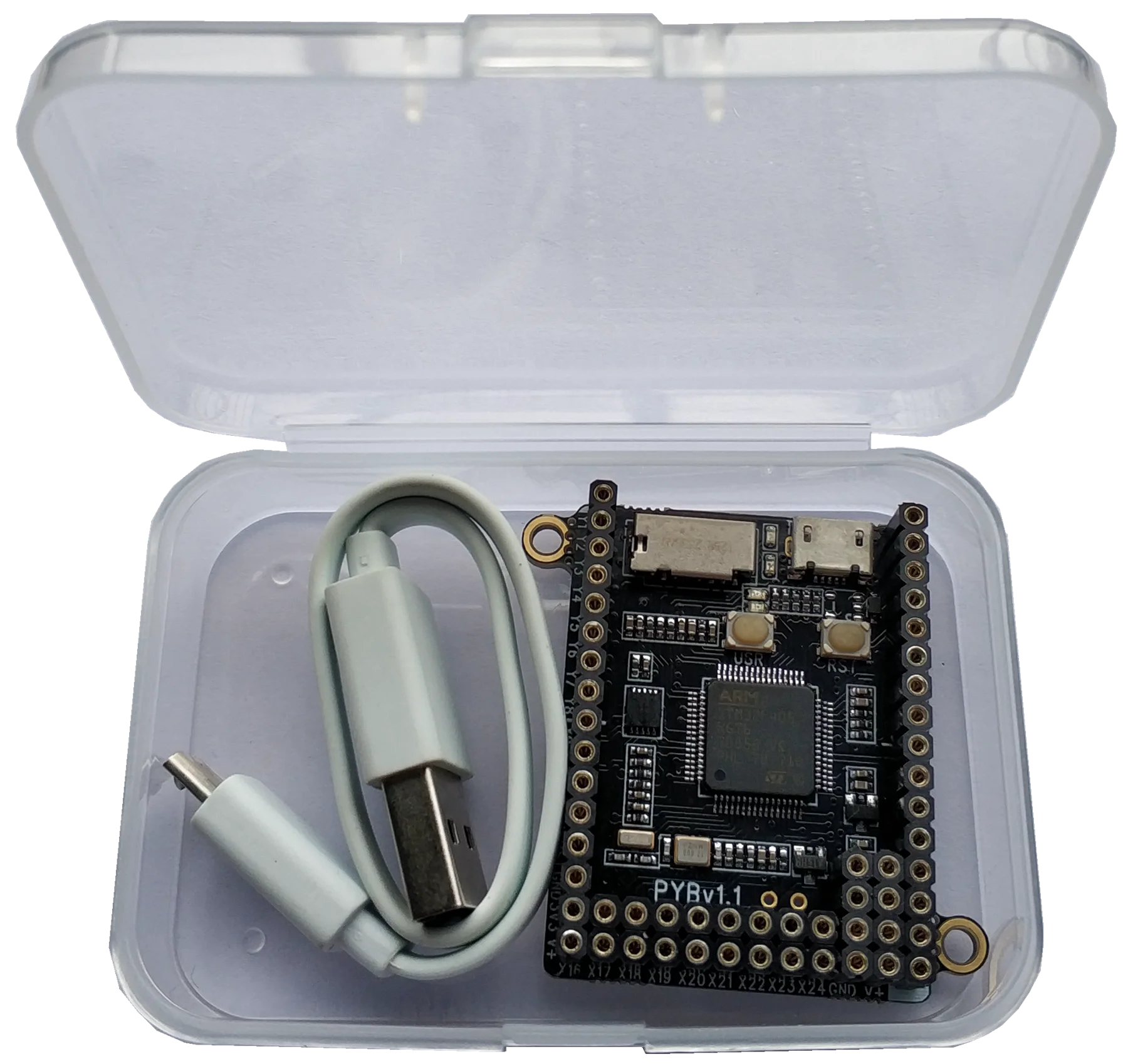 PYBoardv1.1.0 STM32F405 Pyhton3 микро питон плата с проводом