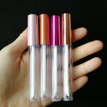 

3ML cute mini empty lip gloss tubes containers Cosmetic Supplies for Lipstick Samples DIY lipgloss wand tube for Makeup Travel