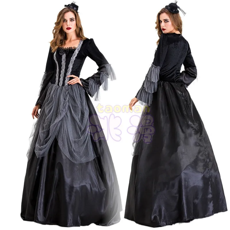 

Princess queen witch cosplay role-playing vampire Halloween palace restoring ancient ways of the dress