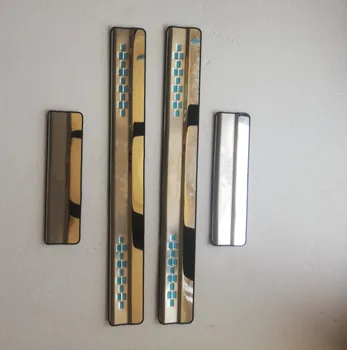 

Fit For Toyota RAV4 2013 2014 2015 2016 2017 2018 Stainless steel scuff plate door sill Welcome Pedal Threshold Car styling