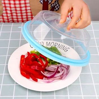 

Microwave Splatter Cover Lid Fresh-keeping Universal Plate Bowl Cover Plastic Lid Plate Storage Stackable Sealing Dish cover