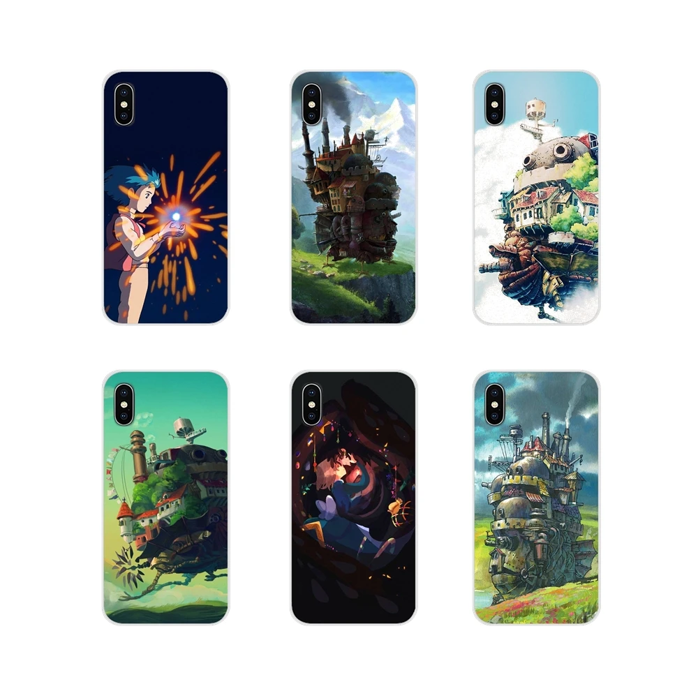 Чехол для сотового телефона с изображением замка Howl Huawei G7 G8 P7 P8 P9 P10 P20 P30 Lite Mini Pro P