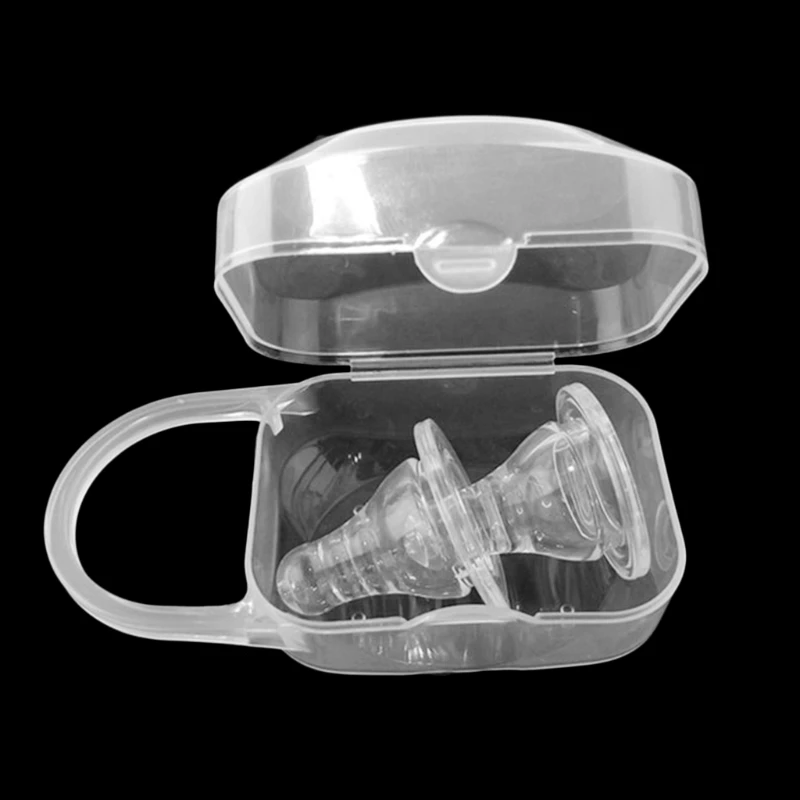 

Portable Baby Kid Feeding Bottle Pacifier Soother Nipple Case Holder Storage Box 2019 newest