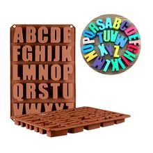 

26 Letters Cake Silicone Molds Chocolate Candies Baking Mould Non-stick Fondant Pastry Decorating Tools Kitchen Accessories