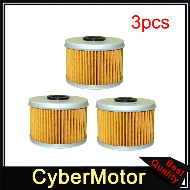 3x Oil Filter For Honda ATC250SX ATC350X TRX350 TRX300FW TRX200D
