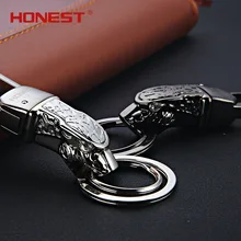 Честный натуральный продукт головы леопарда автомобильный брелок для автомобиля Топ Класс цельнометаллический Для мужчин творческий брелок для ключей кольцо, распродажа