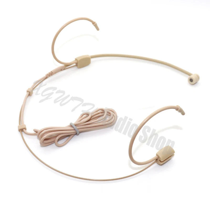 Duplo sobre a Orelha Fone de Ouvido Microfone Cabeça Cabeça Vestindo Mic para Shure Sennheiser Akg Mipro Áudio Technica 4pin 3pin Ta4f 3.5 mm - Image 5